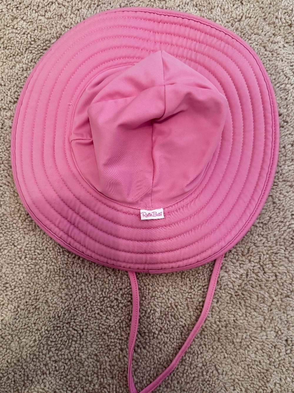 RuffleButts Sun Hat 0–12M Baby UV Wide Brim